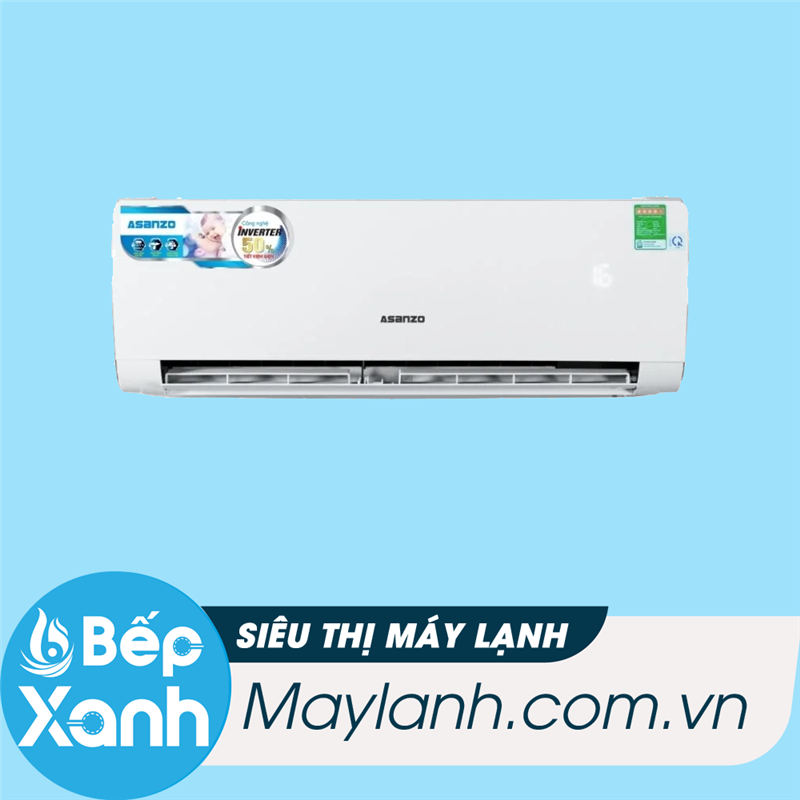 Máy lạnh Asanzo Inverter 1.5 HP K12N66 - Giá Rẻ, Chính Hãng | Bếp XANH